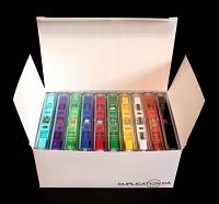C-60 Audio Cassettes with Cases and J-cards (10-pack, random colors) C-60 Audio Cassettes with Cases and J-cards (10-pack, random colors)