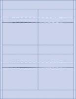 4-up Audio Cassette J-Cards with Bleed Area for Laser and Inkjet Printing, Colours 4-up Audio Cassette J-Cards with Bleed Area for Laser and Inkjet Printing, Colours