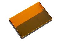 HALLOWEEN Fluorescent Orange / Black Cassette Cases, Square Corners HALLOWEEN Fluorescent Orange / Black Cassette Cases, Square Corners