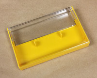 Clear/Mustard Yellow Norelco Case for Audio Cassettes Clear/Mustard Yellow Norelco Case for Audio Cassettes