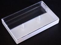 Audio Cassette Norelco Case, White Back Audio Cassette Norelco Case, White Back