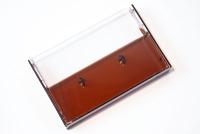 Clear/Brown Tint Norelco Case for Audio Cassettes, Square Corners Clear/Brown Tint Norelco Case for Audio Cassettes, Square Corners
