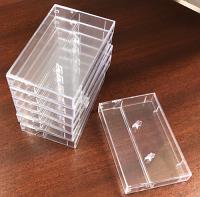 Heavy Duty Clear Cassette Cases (100pk) w/ FREE SHIPPING to USA and Canada Heavy Duty Clear Cassette Cases (100pk) w/ FREE SHIPPING to USA and Canada