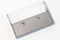 Silver Cassette Box, Round Corners