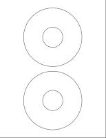 25 Sheets of 2-Up CD  Labels (50 Labels) 25 Sheets of 2-Up CD  Labels (50 Labels)