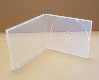 Super Clear CD Poly Box, 5.4 inch, No Sleeve, Flat Spine, 10mm PP10NS 