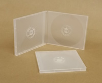 Deluxe 2-CD Clear Translucent Poly Jewel Box Deluxe 2-CD Clear Translucent Poly Jewel Box
