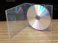 New Super Clear CD Poly box, Slim, 5 inch, with sleeve PP5FS