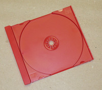 Red CD Tray for Jewel Box