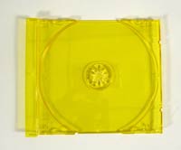 Transparent Yellow-tinted Tray for CD Jewel Box, 50 Pack Transparent Yellow-tinted Tray for CD Jewel Box, 50 Pack