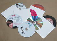 Uncoated 18 pt White Cardboard Sleeve for CD DVD - 700 pieces