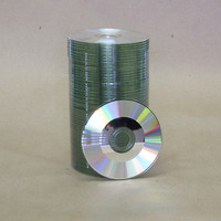 80mm  Shiny Silver Mini-CDR 10pk