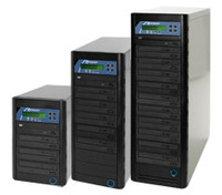 CopyWriter Premium CD-DVD duplication towers, 3 to 10 Drives with Hard Drive