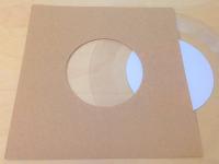 Kraft Inner Paper Sleeve for 7" Vinyl Record - 100 Pack