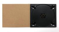 Blank Kraft Chipboard Digipaks with Black Trays 10pk Blank Kraft Chipboard Digipaks with Black Trays 10pk