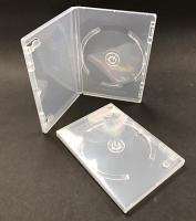 Super clear DVD box with overlay (Single piece) - New Stock