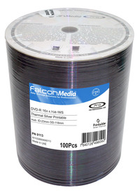 Falcon DVD-R 16X Silver Thermal Hub Printable (Everest and Teac P55) Falcon DVD-R 16X Silver Thermal Hub Printable (Everest and Teac P55)