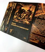 Printed Linen J-Cards with 2 Extra Panels (JP2), Colour Both Sides