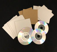 Mini CD DVD Blank Jackets - 25 pack Mini CD DVD Blank Jackets - 25 pack