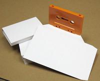 Audio Cassette O-Card Blank White Flats 100-pack Audio Cassette O-Card Blank White Flats 100-pack