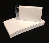 Cassette Norelco Case O-Card Blank White Flats on Cougar Smooth Cover 100-pack Cassette Norelco Case O-Card Blank White Flats on Cougar Smooth Cover 100-pack