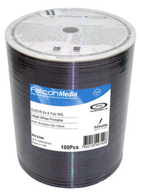 Falcon DVD-R 8X White Inkjet Hub Printable Falcon DVD-R 8X White Inkjet Hub Printable