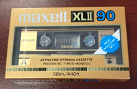 Maxell XLII Gold Label - C-90 CrO2 Blank Audio Cassette Tape Vintage 3 Photo Prop Maxell XLII Gold Label - C-90 CrO2 Blank Audio Cassette Tape Vintage 3 Photo Prop