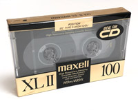 Maxell XLII 100 Minute Audio Cassette With Super Silent Phase Accuracy Mechanism Maxell XLII 100 Minute Audio Cassette With Super Silent Phase Accuracy Mechanism