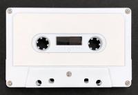 C-39 White Cassettes with HiFi Music Grade Tape and White Labels C-39 White Cassettes with HiFi Music Grade Tape and White Labels
