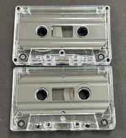 New C-40 HiFi Music Grade Clear Audio Cassettes With Graphite Liners, Delrin Rollers and 5 Screws, Tabs Out New C-40 HiFi Music Grade Clear Audio Cassettes With Graphite Liners, Delrin Rollers and 5 Screws, Tabs Out