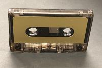 C-38 HiFi Ferro Audio Tape in Brown Tinted Cassettes With Gold Labels