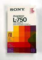 Sony Dynamicron L-750 Video Cassette Collector's Item