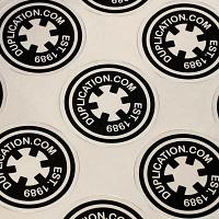 Printed 1.5" Round Hype Stickers