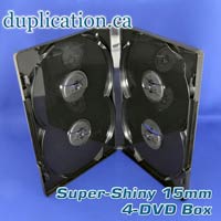 DVD 4 Disc Case 15mm DVD 4 Disc Case 15mm