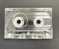 100 Transparent Audio Cassettes for Art Projects