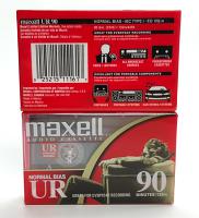 Maxell UR-90 Normal Bias Audio Cassette, Older Stock Made in Mexico Maxell UR-90 Normal Bias Audio Cassette, Older Stock Made in Mexico