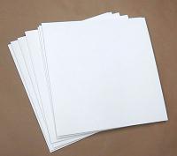 10 Inch White Record Jacket Flats, Matte Uncoated Board, No Hole 10 Inch White Record Jacket Flats, Matte Uncoated Board, No Hole