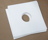 Blank White Glossy Jackets for Vinyl 12" Records With Hole, 20pt - 120 pieces Blank White Glossy Jackets for Vinyl 12" Records With Hole, 20pt - 120 pieces
