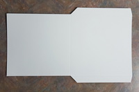 Matte White Jacket Flats for 7 Inch Vinyl Records - 7.25 Inches - 100 Pieces