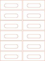 Audio cassette labels - 12 up - Wide labels Audio cassette labels - 12 up - Wide labels