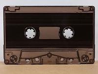 C-27 Smoky Brown Transparent Black Audio Cassettes with Hi-fi Music-Grade Audio Tape 