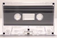 C-47 Clear W/ Grey Liners (Tabs In) loaded with hifi tape  C-47 Clear W/ Grey Liners (Tabs In) loaded with hifi tape