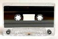 C-24 Clear with black liners loaded with hifi tape  C-24 Clear with black liners loaded with hifi tape