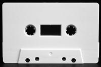 c-65 Matte White Borderless Audio Cassettes with Hi-Fi Music Grade Tape