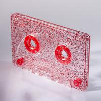 C-66 Red Glitter Audio Cassettes with RTM FOX Audio Tape C-66 Red Glitter Audio Cassettes with RTM FOX Audio Tape