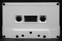C-34 White with square hub windows loaded with hi-fi tape