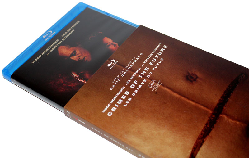 Crimes of the Future replicated on Blu-Ray through Duplication.ca