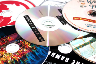 Blank disc printing
