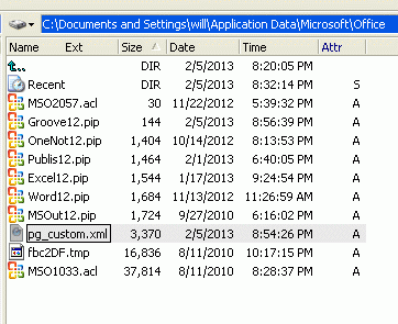 Install label type in Microsoft Office Word 2007