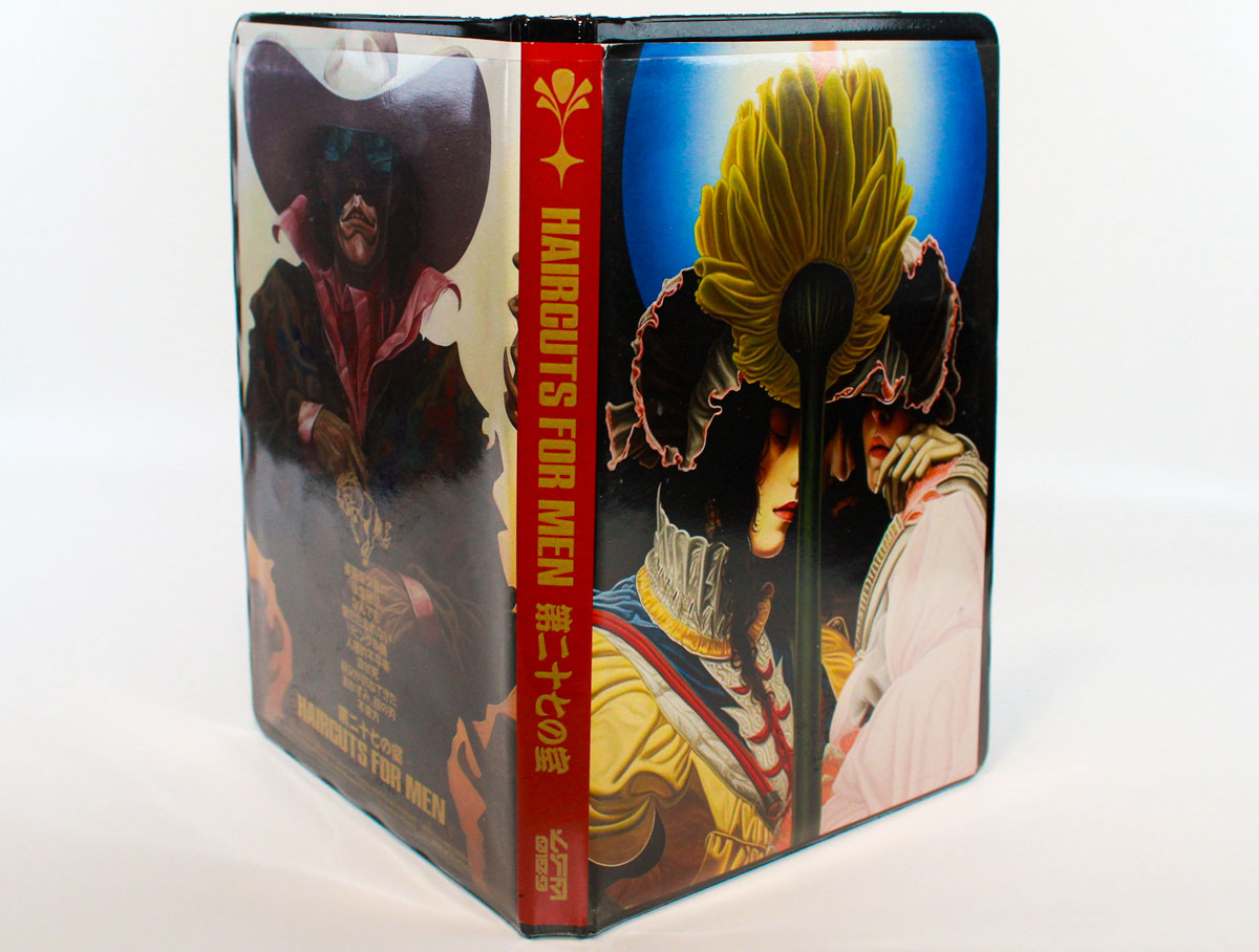 Printed vinyl album trapsheets for audio cassette
